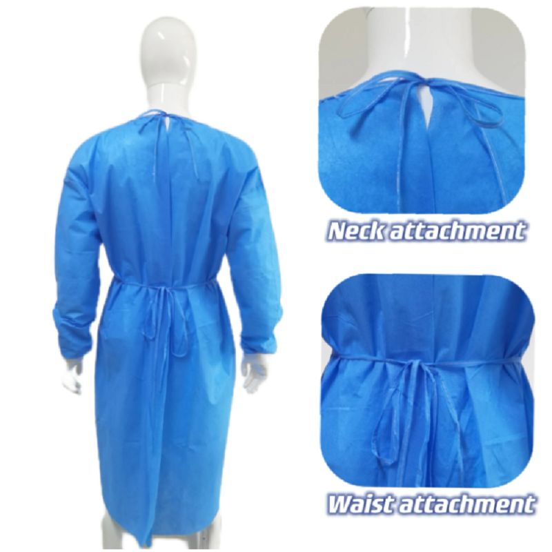 Vestido cirúrgico estéril descartável padrão de SSMS